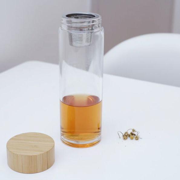 Zen Tea Infuser Glass Bottle