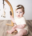 Alternative view 8 of 2 pc. Baby Organic Knit and Wood stroller and play toys