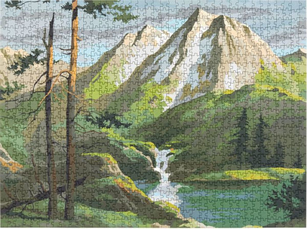 Paint By Numbers - Mountains - 1000 Piece Puzzle