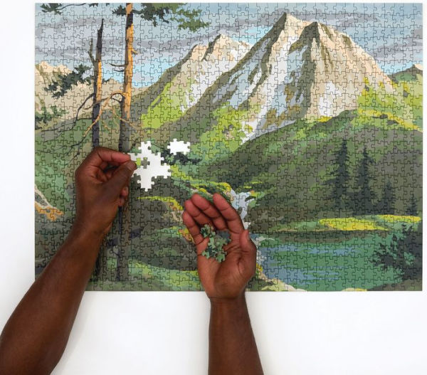 Paint By Numbers - Mountains - 1000 Piece Puzzle