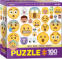 Emoji Fear 100 Piece Jigsaw Puzzle