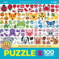 Title: Emoji Colorful Animals 100 Piece Jigsaw Puzzle
