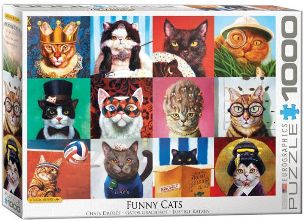 Funny Cats 1000 Piece Puzzle