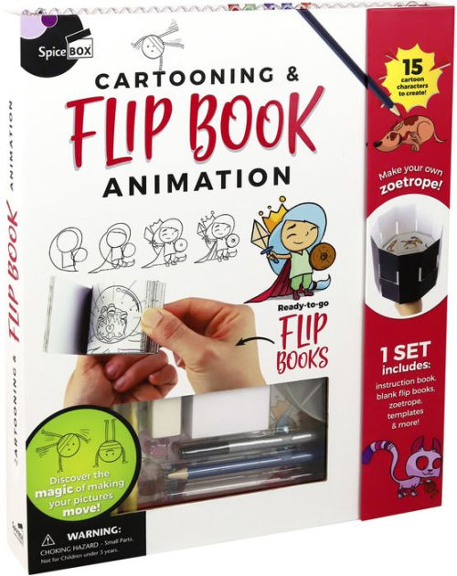Petit Picasso Flip Book Animation by SpiceBox Product Development, Ltd.