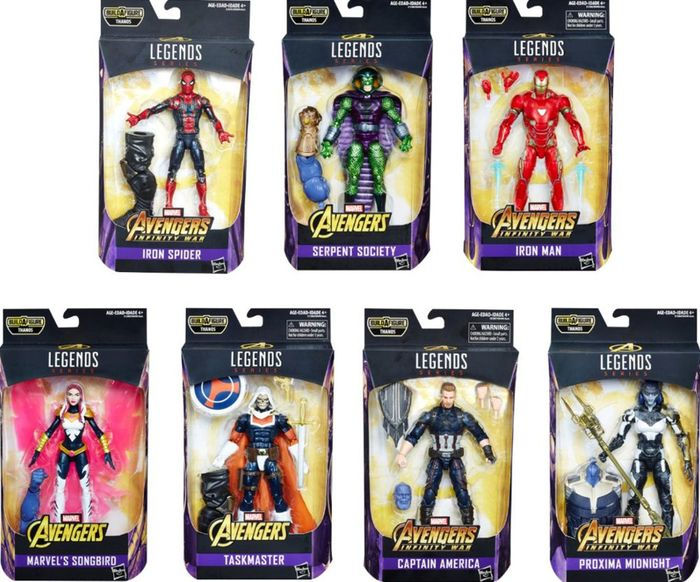 avengers action figures names