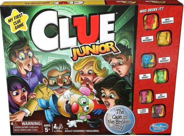Clue Junior: The Case of the Broken Toy Board Game