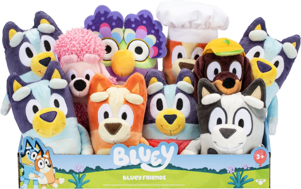 Bluey Plush bundle top of 3