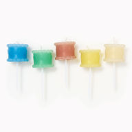 Title: Vintage Cake Cake Candles - 5 Pack