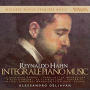 Reynaldo Hahn: Integrale Piano Music