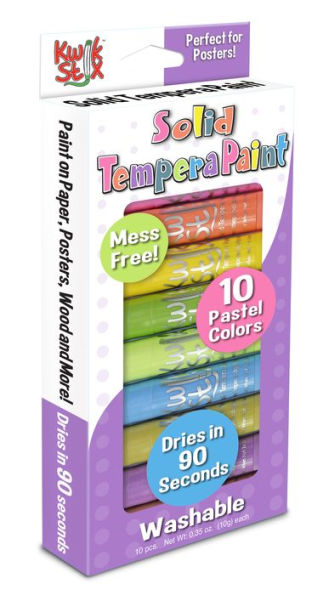 KwikStix Tempera Paint Pastel 10 colors