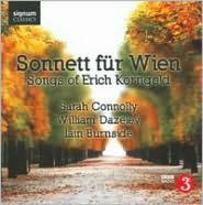 Sonnett f¿¿r Wien: Songs of Erich Korngold