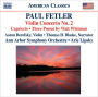 Paul Fetler: Violin Concerto No. 2; Capriccio; 3 Poems by Walt Whitman