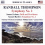 Randall Thompson: Symphony No. 2; Samuel Adams: Drift and Providence; Samuel Barber: Symphony No. 1