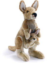 Title: Kangaroo and Joey Large