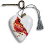 Cardinal Art Heart Keepsake