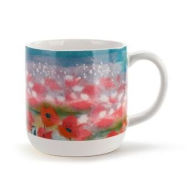 Title: Poppy Floral Art Mug