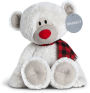 Holiday Bear with Plaid Scarf