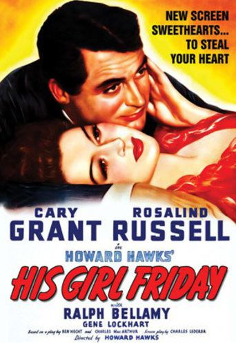 his girl friday movie poster