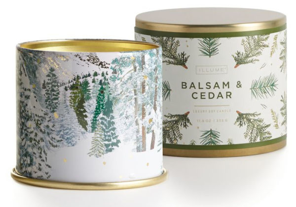 Balsam & Cedar Large Vanity Tin Candle