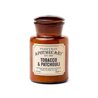 Tobacco & Patchouli Apothecary Jar Glass Candle 8 oz.