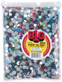 Rhinestone Shapes 1 Pound-Round Multi