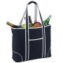 Large Cooler Tote in Navy/White