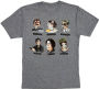 Punk Rock Authors T-Shirt Unisex Size Medium