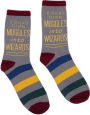 Harry Potter Muggles Crew Socks Unisex 9-11 (Mult) (Harry Potter Muggles Crew Socks Unisex 9-11)