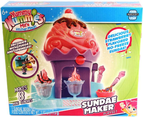 yummy nummies mini kitchen playset sundae maker