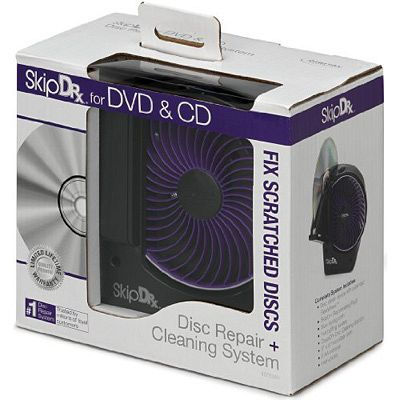 SkipDr for DVD and CD Disc Repair with Cleaning System 4070300