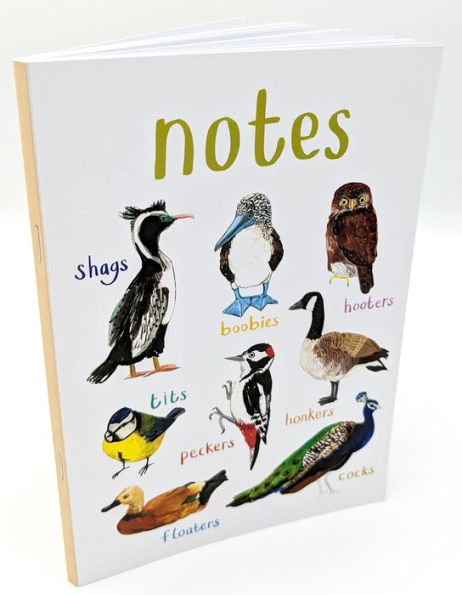 Cheeky Birds Recycled Notebook