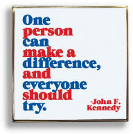 Title: Pin - One person can make a difference, and everyone should try.