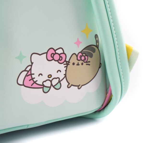 Pusheen X Hello Kitty Balloons and Rainbow Mini Backpack