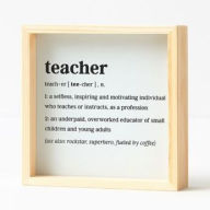 Title: Teacher Definition Mini Framed Art