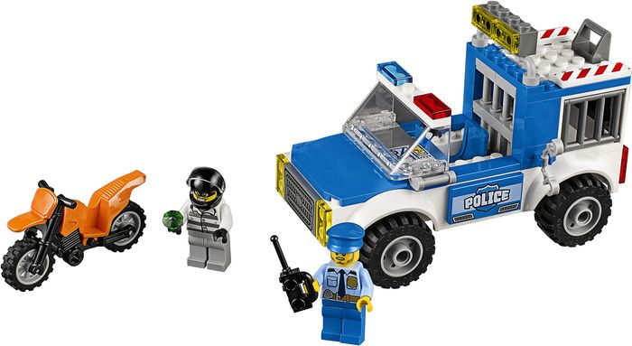 lego juniors police truck chase