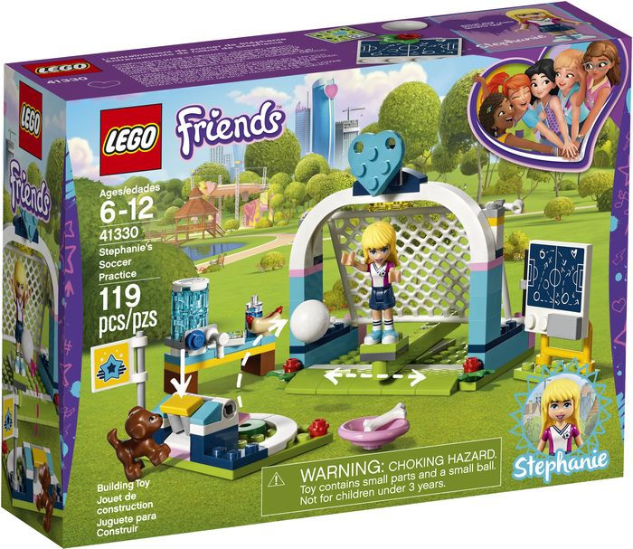 lego friends stephanie's soccer practice 41330