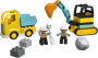 Alternative view 8 of LEGO DUPLO Town Truck & Tracked Excavator 10931
