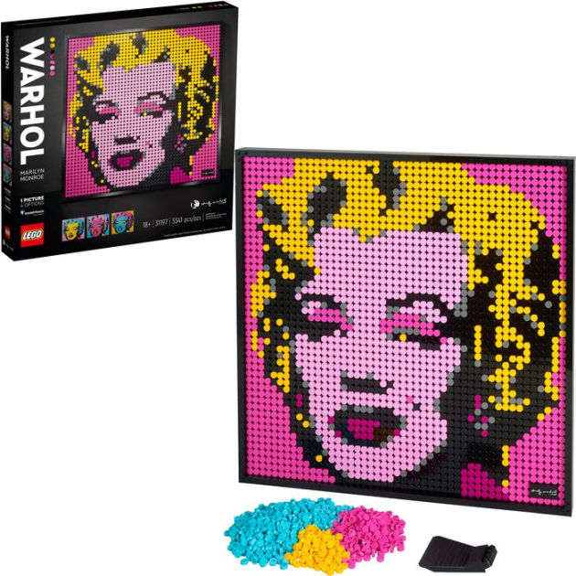 LEGO Art - Andy Warhol's Marilyn Monroe 31197 by Barnes