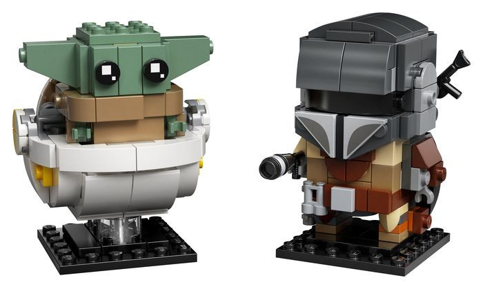LEGO BrickHeadz Star Wars - The Mandalorian & Child (Retiring Soon) by LEGO | Barnes & Noble®