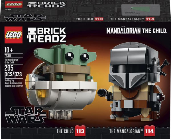 LEGO BrickHeadz Star Wars - The Mandalorian & the Child 75317 (Retiring Soon)