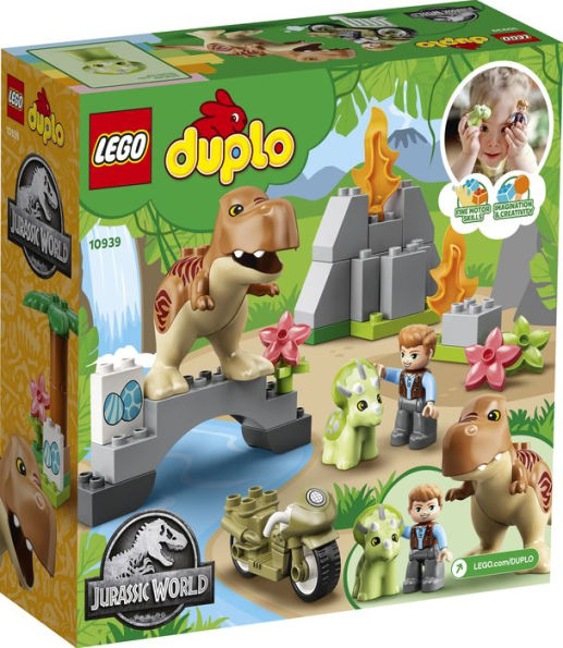 LEGO® DUPLO Jurassic World T. rex and Triceratops Dinosaur Breakout 10939 (Retiring Soon)