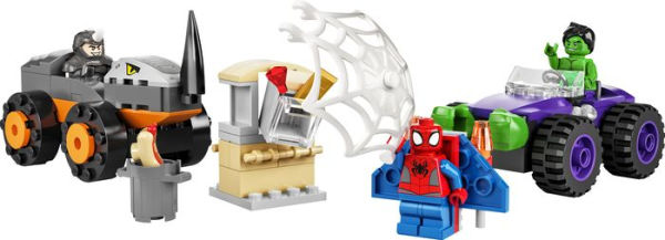 LEGO Marvel Hulk vs. Rhino Truck Showdown 10782