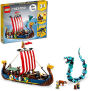 LEGO Creator Viking Ship and the Midgard Serpent 31132