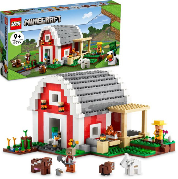 Minecraft Farm Life Adventure Pack Figures, Accessories And Papercraft  Blocks 