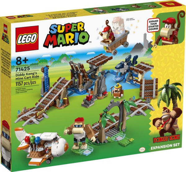 LEGO Super Mario Diddy Kong's Mine Cart Ride Expansion Set 71425 (Retiring Soon)
