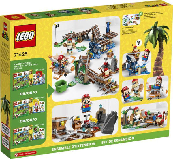 LEGO Super Mario Diddy Kong's Mine Cart Ride Expansion Set 71425 (Retiring Soon)