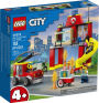 Alternative view 2 of LEGO City Fire Station and Fire Truck 60375