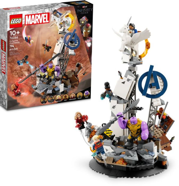 LEGO Marvel Black Widow & Captain America Motorcycles 76260 Buildable  Marvel Toy for Kids Ages 6-8, Marvel Playset Based on the Avengers Age of  Ultron