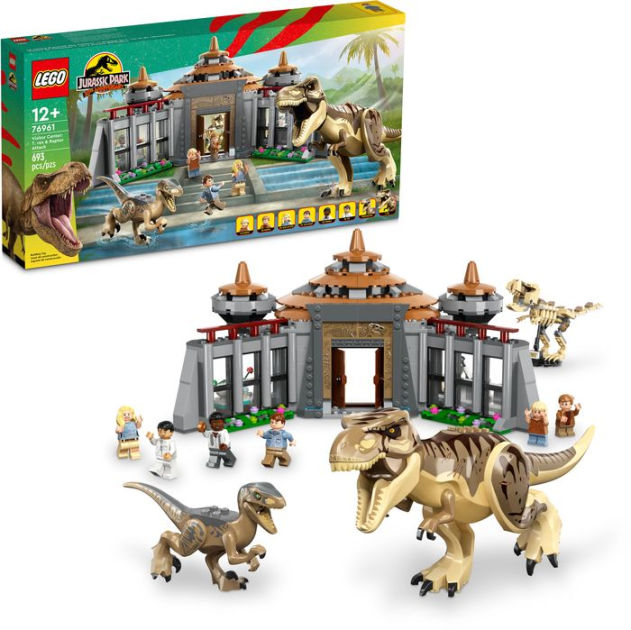 LEGO Jurassic World Visitor Center: Rex & Raptor Attack 76961 by LEGO Systems Inc. | Barnes & Noble®