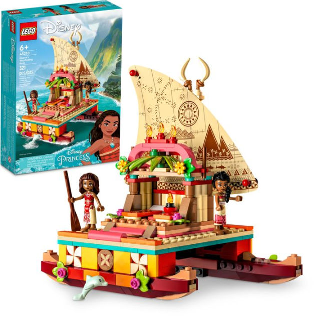 Fisher Price Little People Disney Princess Moana Maui Canoe Set